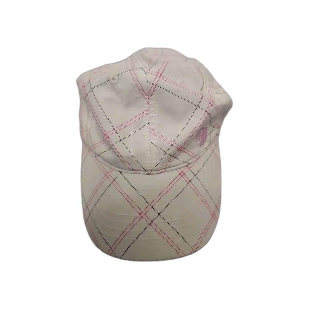 G1 White Golf Ball Cap Hat Adjustable Baseball Women Breathable Embroidered Mesh